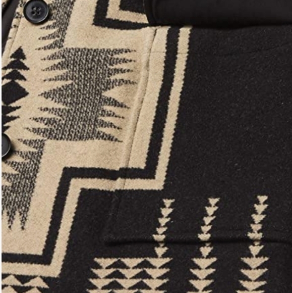 Sold! Pendleton Harding Wahkeena Shearling Collar Coat Wool Small NWT - Picture 2 of 3